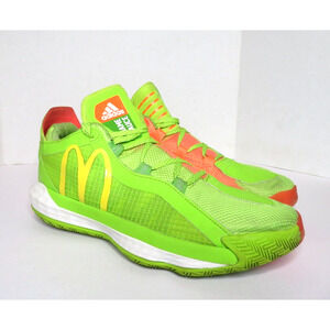 Adidas Dame 6 McDonald’s Men's Dame Sauce Lime Green FX3334 LIMITED ED. - Size 8